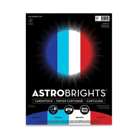 Neenah Paper PAPER PACK, Sheet Size: 8.5x11, Paper Basis Weight: 65 lb, Grade: 176 gsm, Assorted Colors 91644